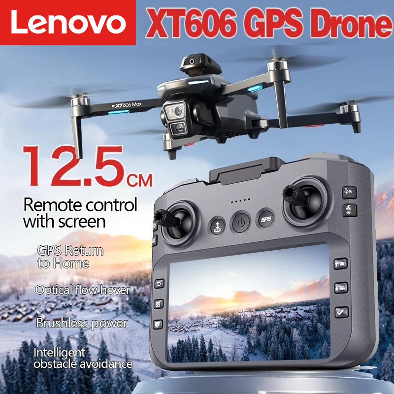 Drone Camera Thermal - Lenovo XT606 MAX GPS Drone 4k