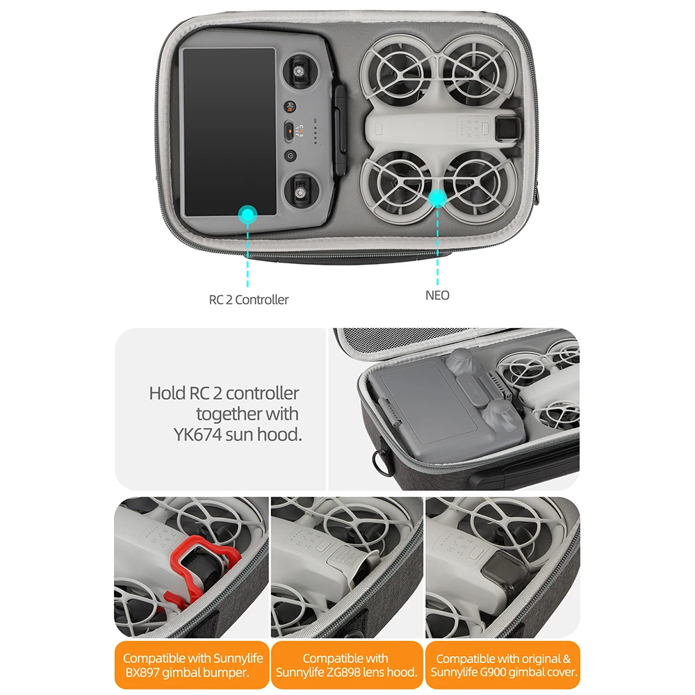 For DJI NEO RC 2 Remote Contro - đánh giá và giá Drone Camera Case