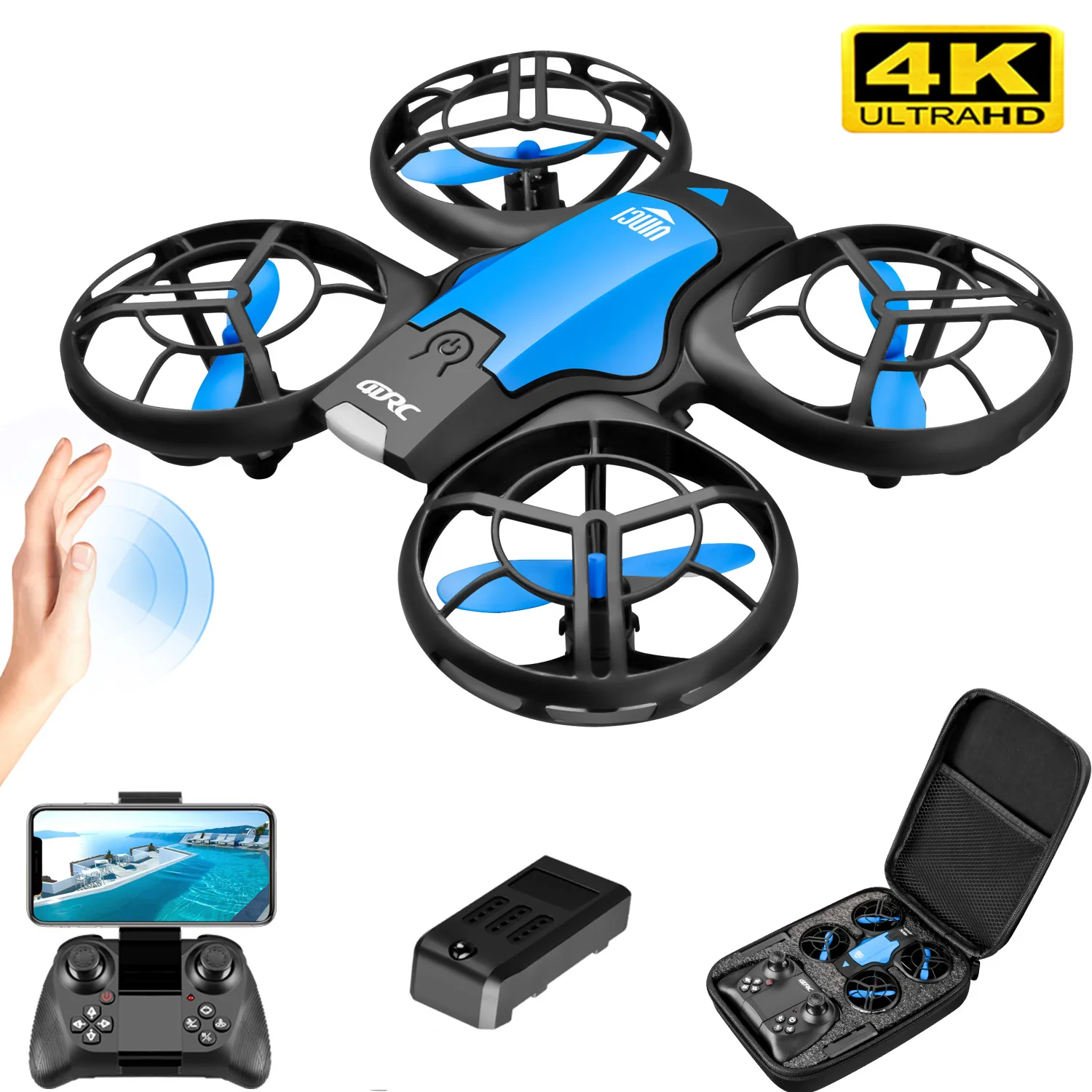 V8 New Mini Drone 4k professio - đánh giá và giá Drone Camera Wide Angle