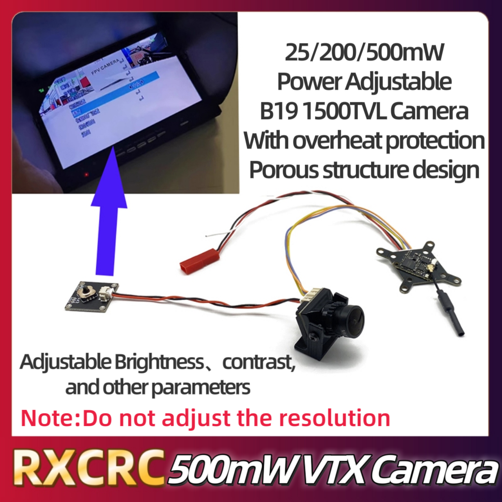 RXCRC FPV 5.8G Module 48CH 500 - đánh giá và giá Drone Camera Lens
