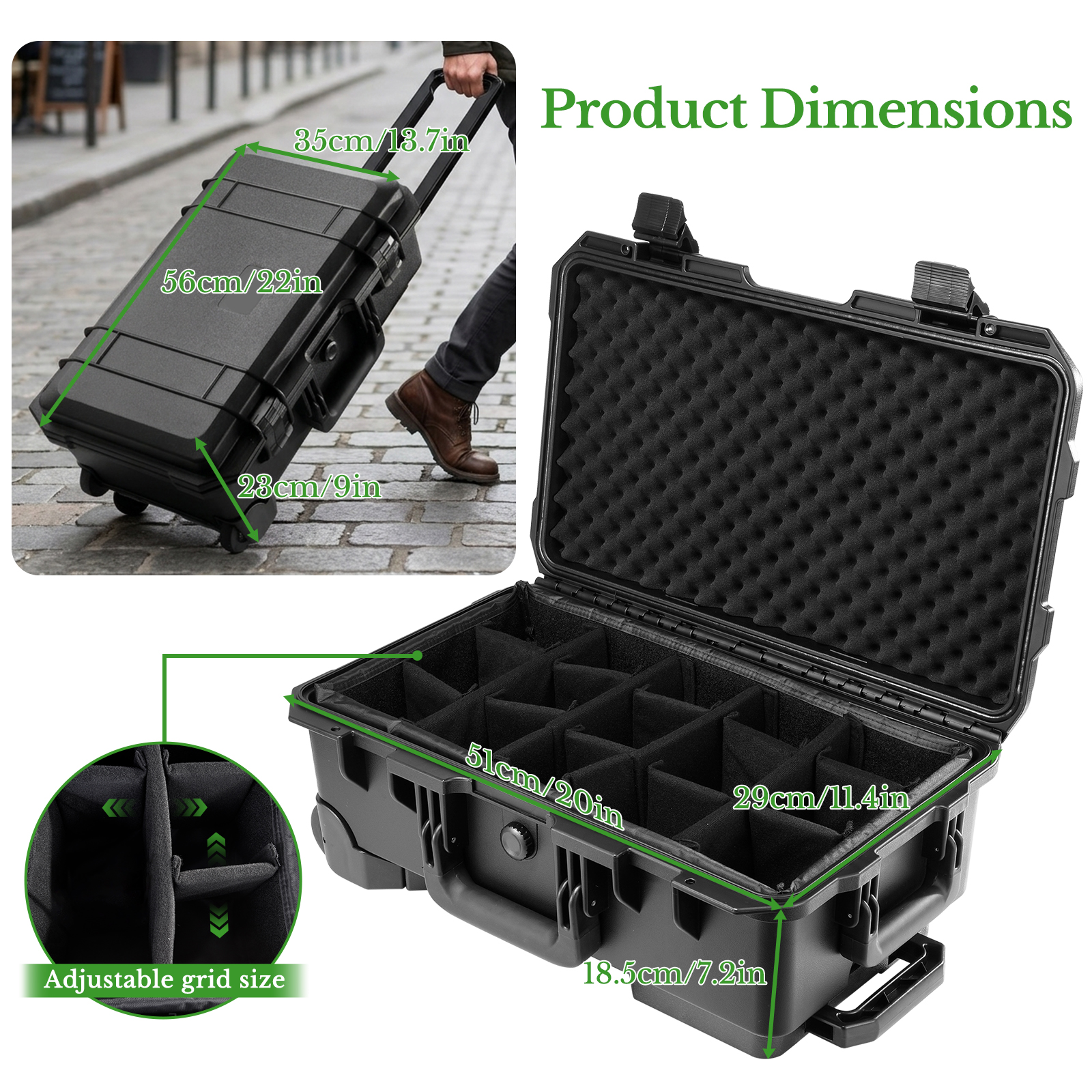 Professional Large Hard Rollin - đánh giá và giá Drone Camera Waterproof