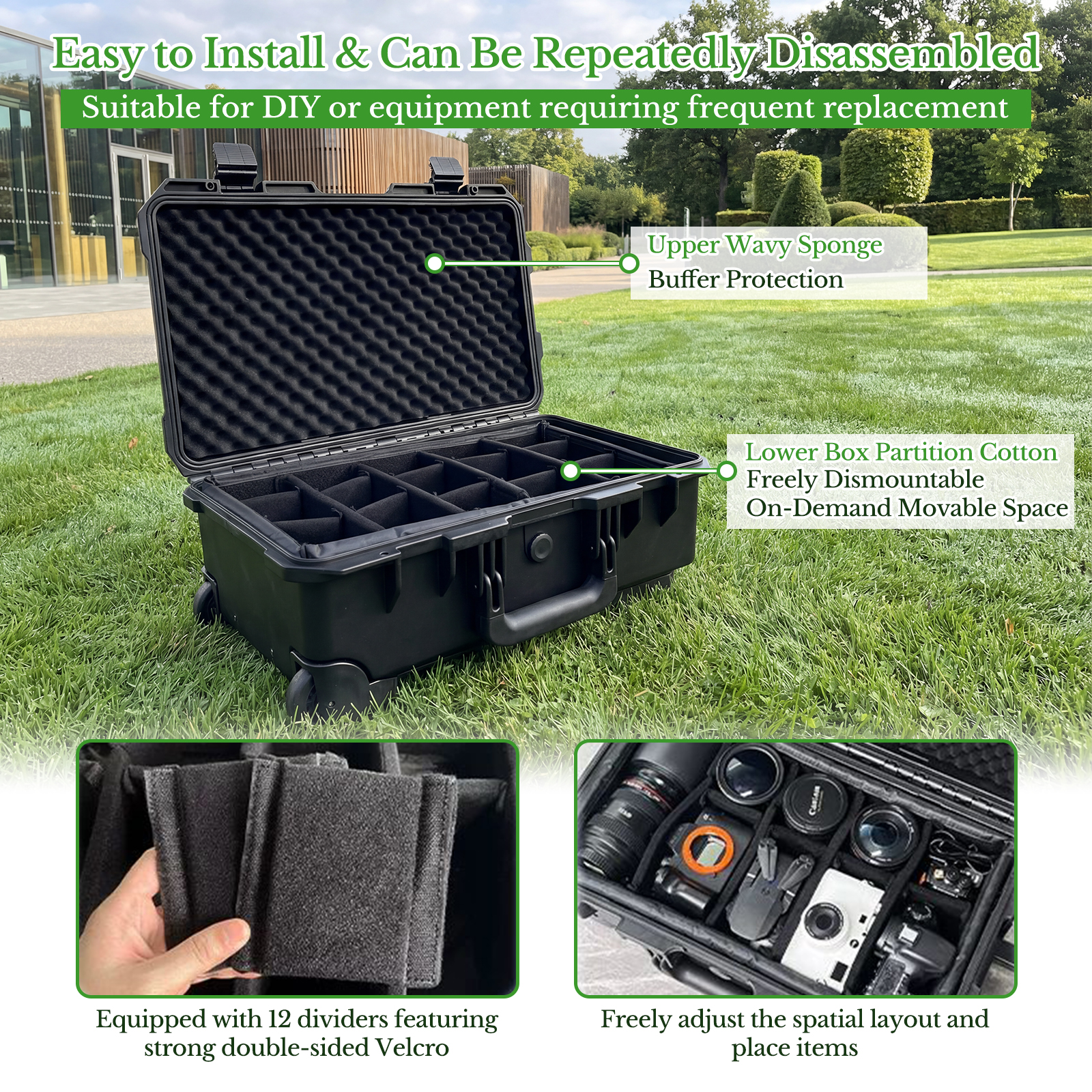Professional Large Hard Rollin - đánh giá và giá Drone Camera Waterproof