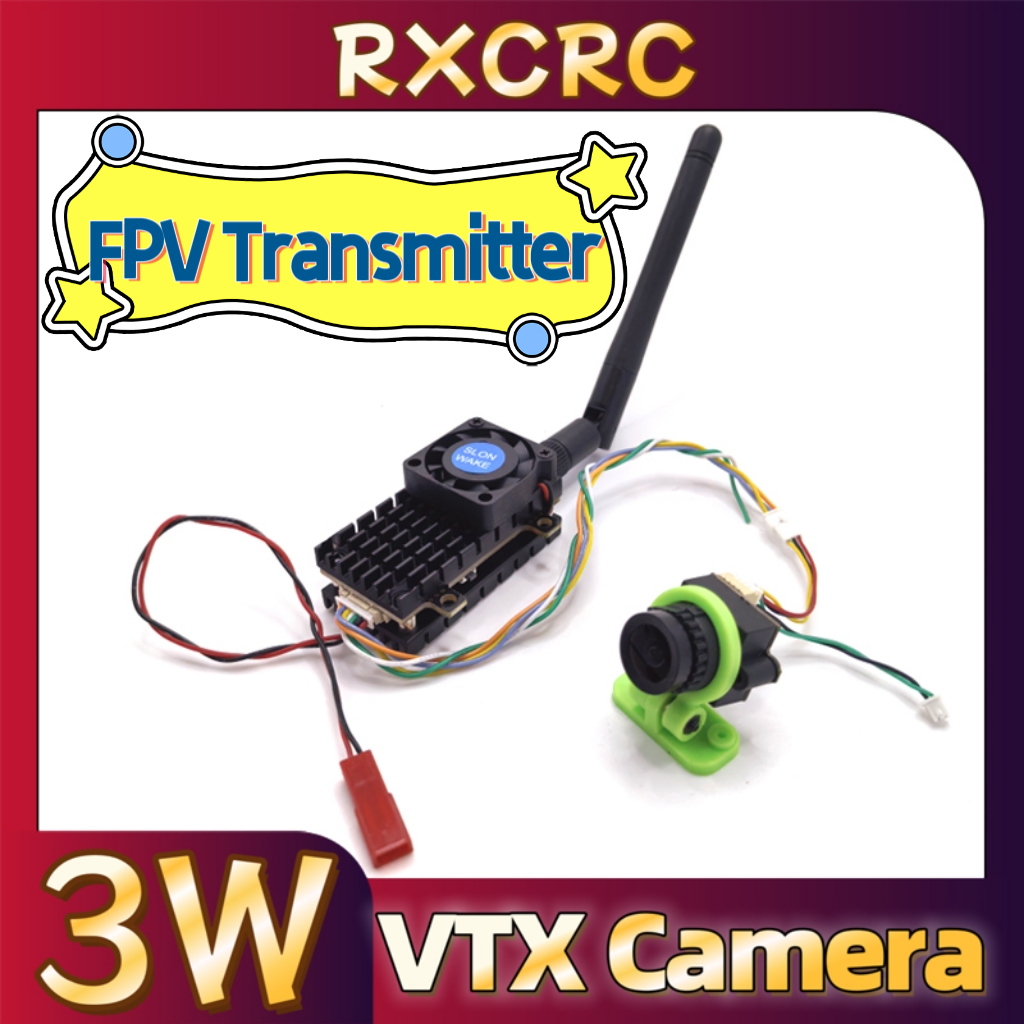 RXCRC 5.8G 3W Video VTX transm - đánh giá và giá Drone Camera Lens