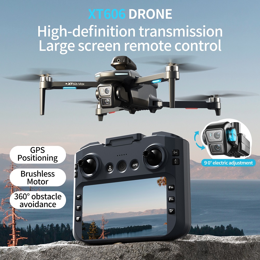 XT606 MAX 3 battery Drone 4k 8 - đánh giá và giá Drone Camera Thermal