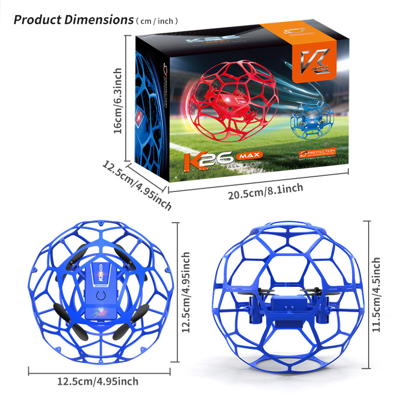 K26 MINI Air Soccer Competitiv - đánh giá và giá Drone Camera Case