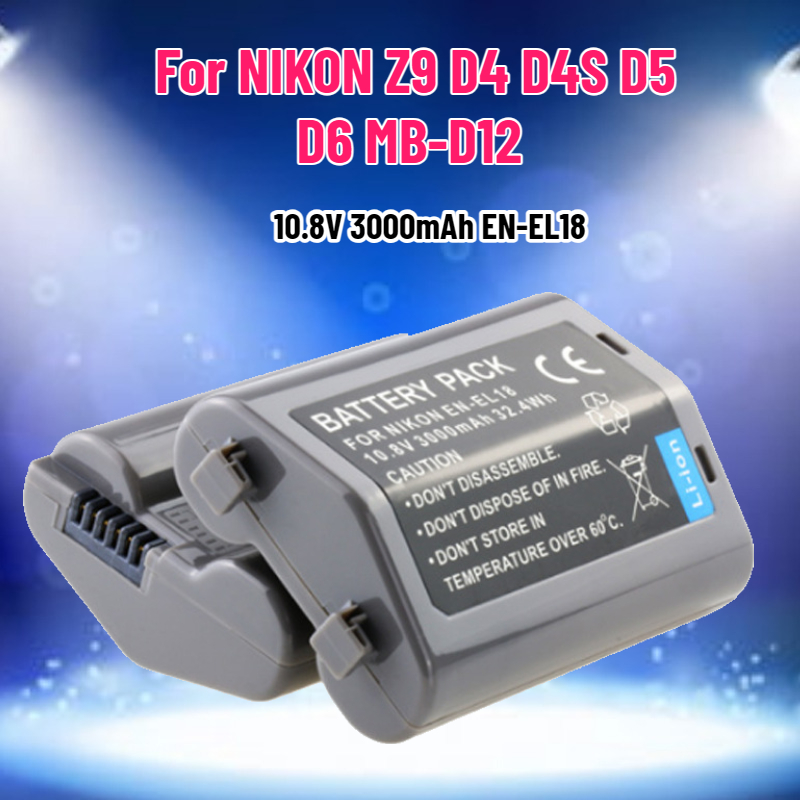 10.8V 3000mAh EN-EL18 EN-EL18A - đánh giá và giá Drone Camera Action