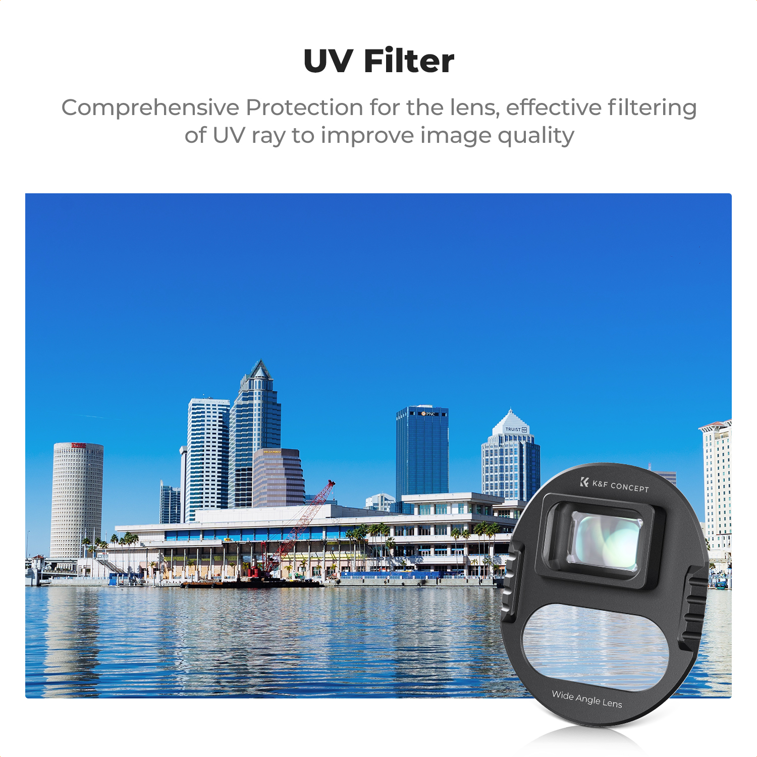 K&F Concept Wide-Angle Lens fo - đánh giá và giá Drone Camera Wide Angle
