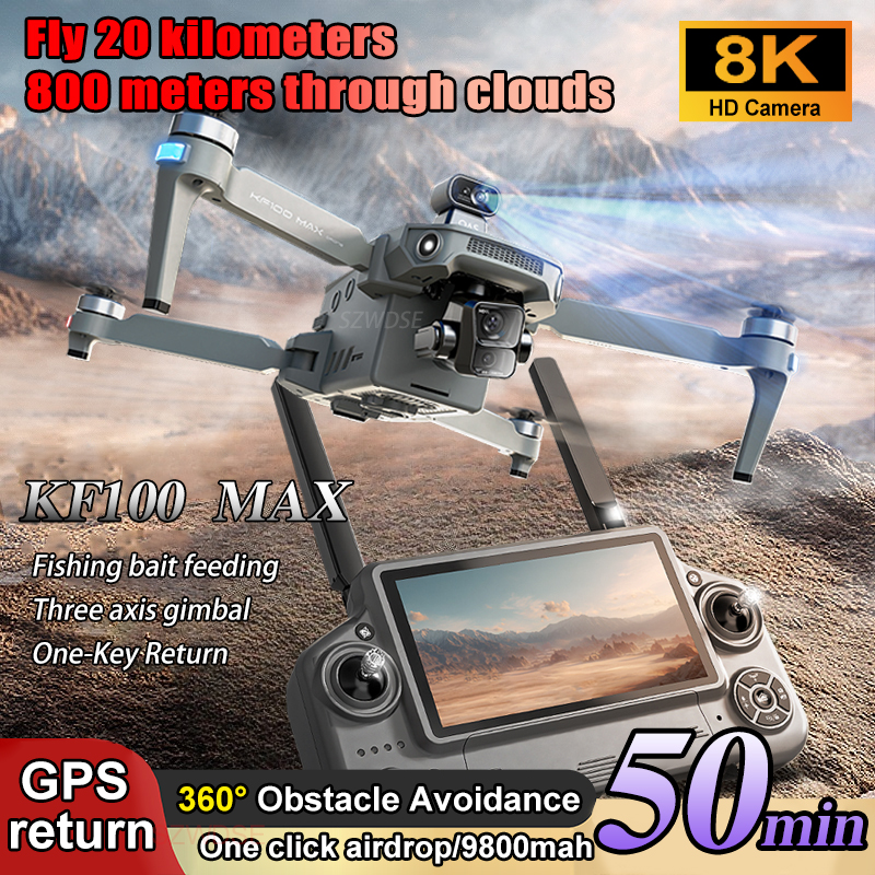 SJRC KF100 MAX 8K UHD Photo HD - đánh giá và giá Drone Camera Professional