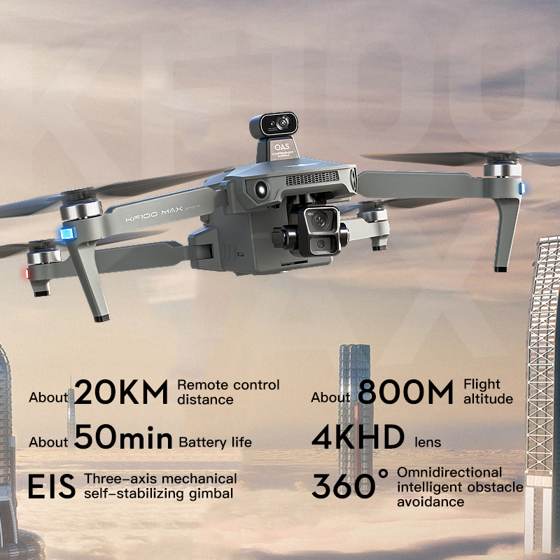 SJRC KF100 MAX 8K UHD Photo HD - đánh giá và giá Drone Camera Professional