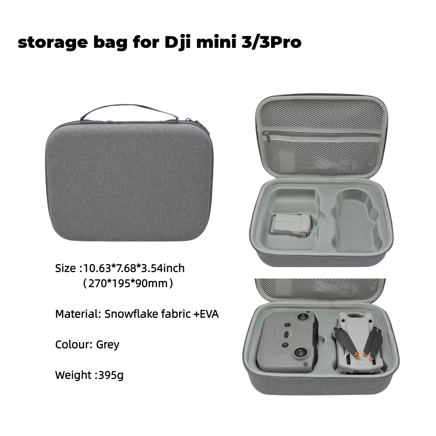 Hard EVA Drone Bag For DJI Min - đánh giá và giá Drone Camera Case
