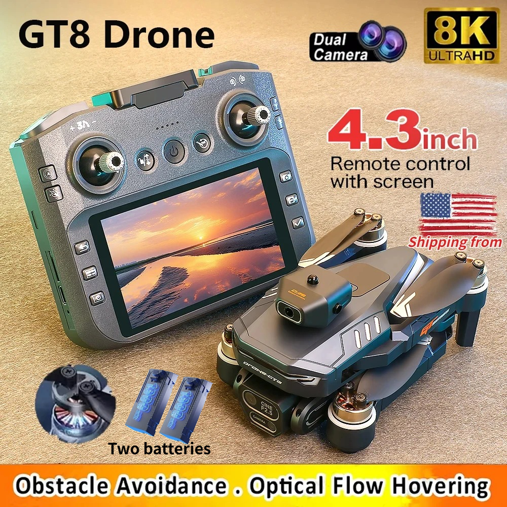GT8 Drone 4.3inch Screen Contr - đánh giá và giá Drone Camera Vlog