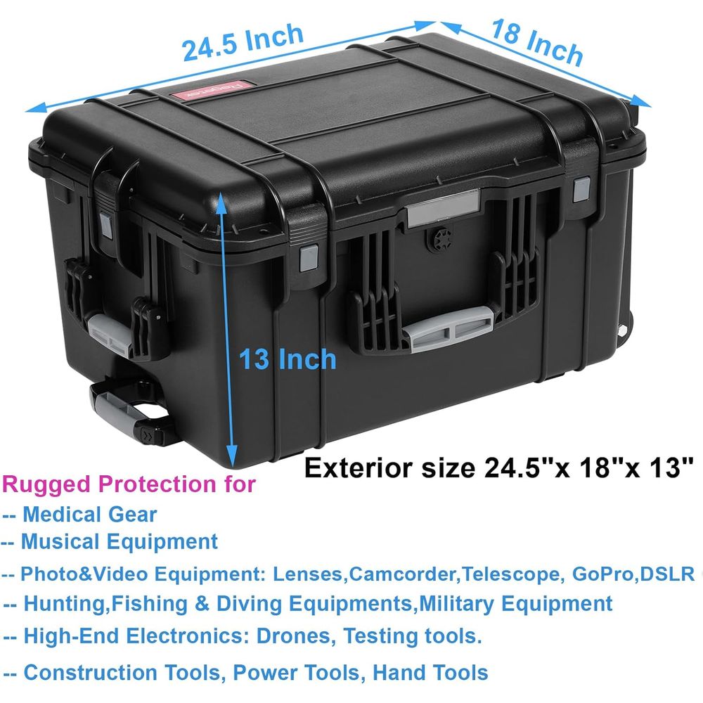 24.5 Rolling Waterproof Case w - đánh giá và giá Drone Camera Waterproof