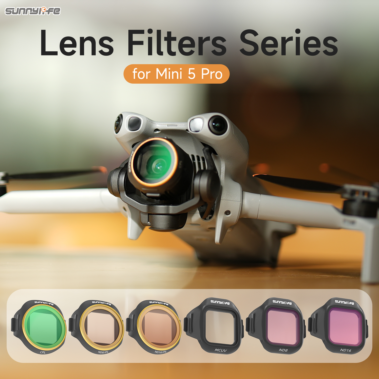Sunnylife Lens For Mini 5 Pro  - đánh giá và giá Drone Camera Filter