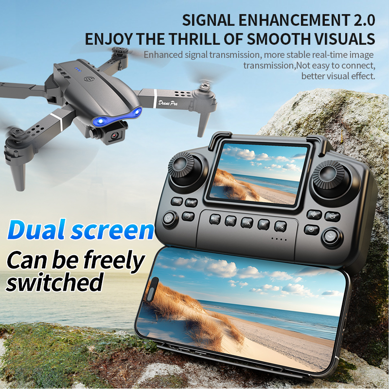 E99 PRO Drone Screen Control A - đánh giá và giá Drone Camera Mount