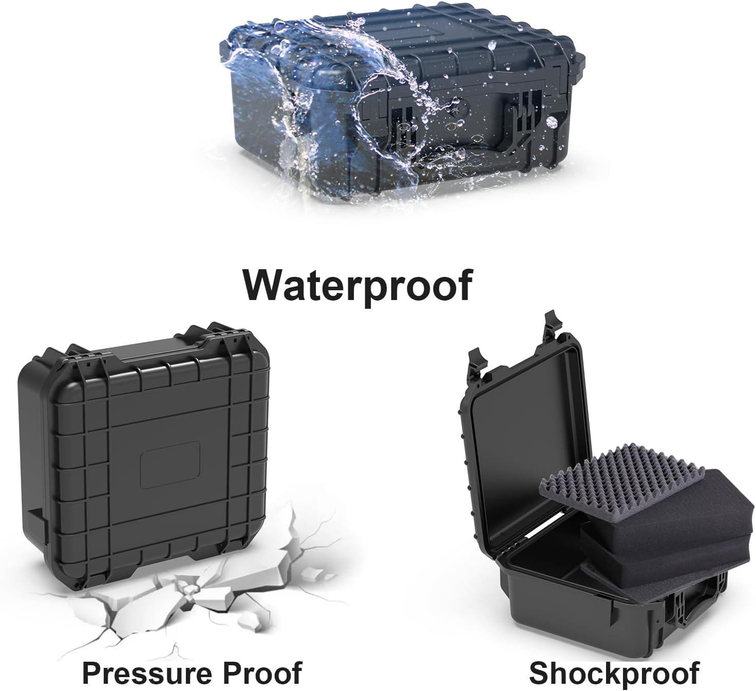 Waterproof Hard Case with Pick - đánh giá và giá Drone Camera Waterproof