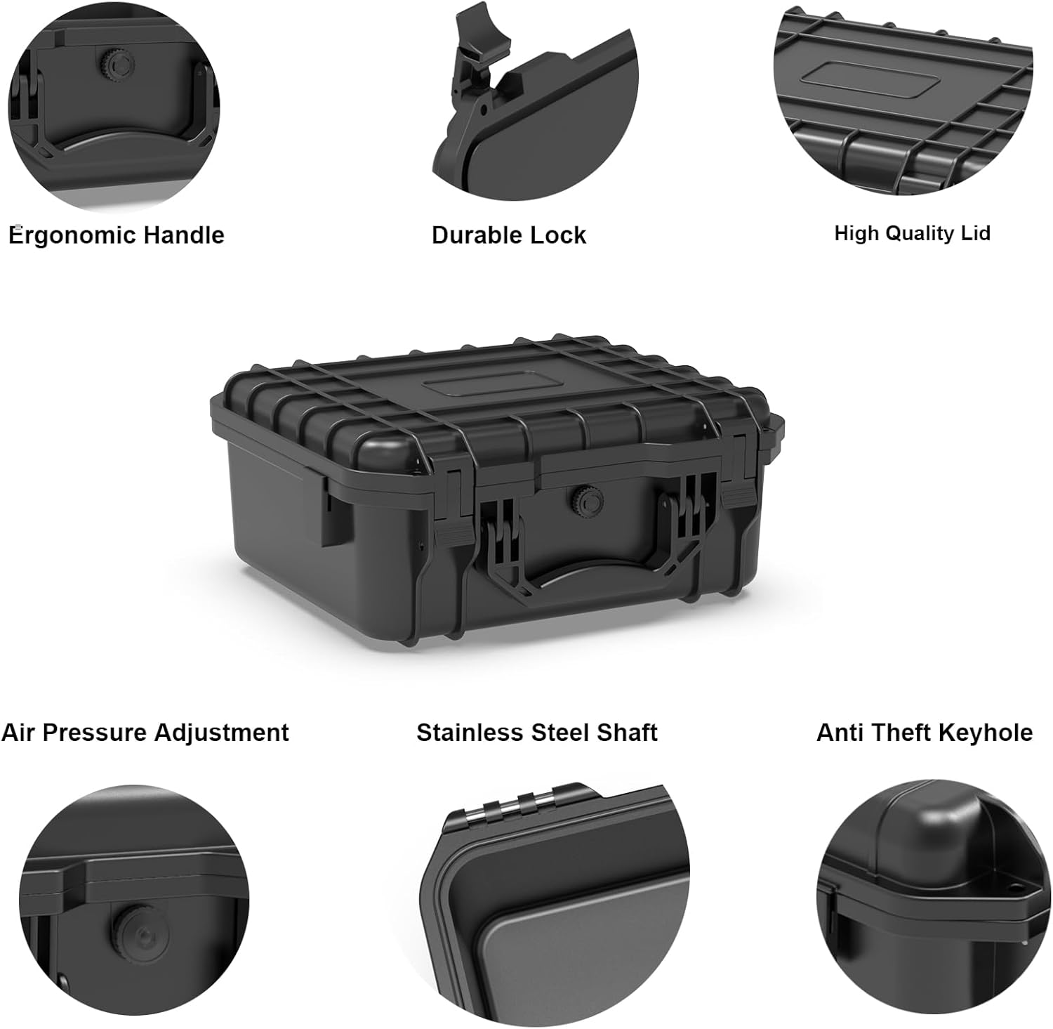 Waterproof Hard Case with Pick - đánh giá và giá Drone Camera Waterproof